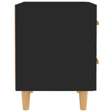 NNEVL Bed Cabinet Black 40x35x47.5 cm