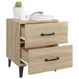 NNEVL Bedside Cabinets 2 pcs Sonoma Oak 40x35x47.5 cm