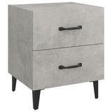 NNEVL Bedside Cabinet Concrete Grey 40x35x47.5 cm