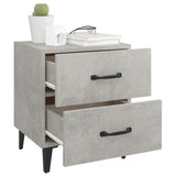 NNEVL Bedside Cabinet Concrete Grey 40x35x47.5 cm