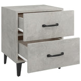 NNEVL Bedside Cabinet Concrete Grey 40x35x47.5 cm