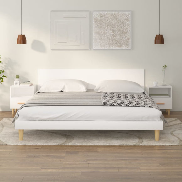 NNEVL Bedside Cabinets 2 pcs White 40x35x47 cm