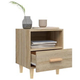 NNEVL Bedside Cabinets 2 pcs Sonoma Oak 40x35x47 cm