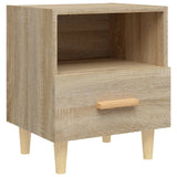 NNEVL Bedside Cabinets 2 pcs Sonoma Oak 40x35x47 cm