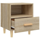 NNEVL Bedside Cabinets 2 pcs Sonoma Oak 40x35x47 cm