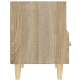 NNEVL Bedside Cabinets 2 pcs Sonoma Oak 40x35x47 cm