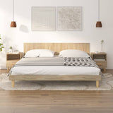 NNEVL Bedside Cabinets 2 pcs Sonoma Oak 40x35x47 cm