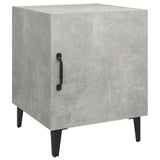 NNEVL Bedside Cabinet Concrete Grey Engineered Wood