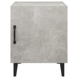 NNEVL Bedside Cabinet Concrete Grey Engineered Wood
