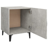 NNEVL Bedside Cabinet Concrete Grey Engineered Wood