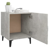 NNEVL Bedside Cabinet Concrete Grey Engineered Wood