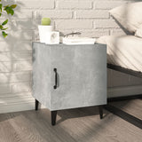 NNEVL Bedside Cabinet Concrete Grey Engineered Wood