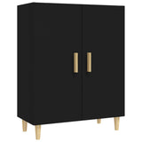 NNEVL Sideboard Black 70x34x90 cm Engineered Wood