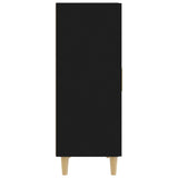NNEVL Sideboard Black 70x34x90 cm Engineered Wood