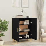NNEVL Sideboard Black 70x34x90 cm Engineered Wood