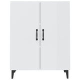 NNEVL Sideboard High Gloss White 70x34x90 cm Engineered Wood