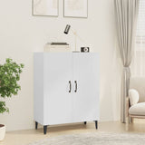 NNEVL Sideboard High Gloss White 70x34x90 cm Engineered Wood