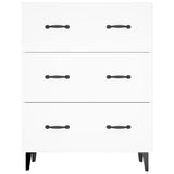 NNEVL Sideboard White 69.5x34x90 cm Engineered Wood