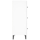 NNEVL Sideboard White 69.5x34x90 cm Engineered Wood