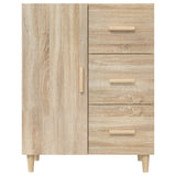 NNEVL Sideboard Sonoma Oak 69.5x34x90 cm Engineered Wood