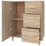 NNEVL Sideboard Sonoma Oak 69.5x34x90 cm Engineered Wood