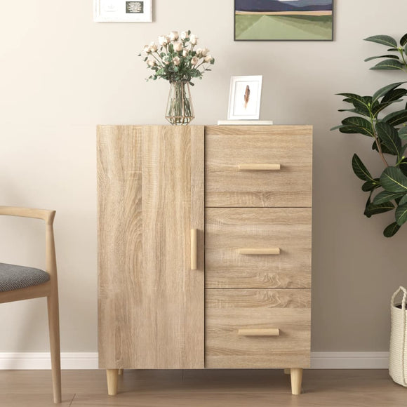 NNEVL Sideboard Sonoma Oak 69.5x34x90 cm Engineered Wood