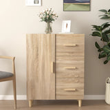 NNEVL Sideboard Sonoma Oak 69.5x34x90 cm Engineered Wood