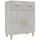 NNEVL Sideboard Concrete Grey 69.5x34x89 cm Engineered Wood