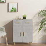 NNEVL Sideboard Concrete Grey 69.5x34x89 cm Engineered Wood