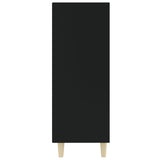 NNEVL Sideboard Black 69.5x32.5x90 cm Engineered Wood