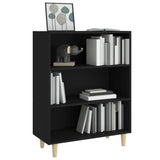 NNEVL Sideboard Black 69.5x32.5x90 cm Engineered Wood