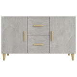 NNEVL Sideboard Concrete Grey 100x36x60 cm Engineered Wood