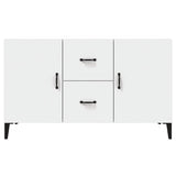 NNEVL Sideboard White 100x36x60 cm Engineered Wood