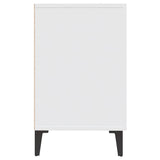 NNEVL Sideboard White 100x36x60 cm Engineered Wood