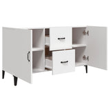 NNEVL Sideboard White 100x36x60 cm Engineered Wood