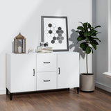 NNEVL Sideboard White 100x36x60 cm Engineered Wood