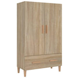 NNEVL Highboard Sonoma Oak 70x31x115 cm Engineered Wood