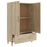 NNEVL Highboard Sonoma Oak 70x31x115 cm Engineered Wood