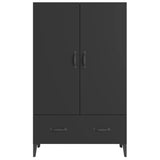 NNEVL Highboard Black 70x31x115 cm Engineered Wood
