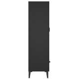 NNEVL Highboard Black 70x31x115 cm Engineered Wood