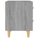 NNEVL Bed Cabinets 2 pcs Grey Sonoma 40x35x47.5 cm