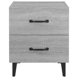 NNEVL Bedside Cabinets 2 pcs Grey Sonoma 40x35x47.5 cm
