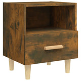 NNEVL Bedside Cabinet Smoked Oak 40x35x47 cm