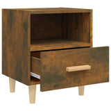 NNEVL Bedside Cabinet Smoked Oak 40x35x47 cm