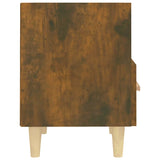 NNEVL Bedside Cabinets 2 pcs Smoked Oak 40x35x47 cm