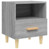 NNEVL Bedside Cabinet Grey Sonoma 40x35x47 cm