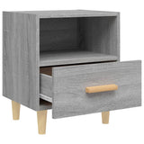 NNEVL Bedside Cabinet Grey Sonoma 40x35x47 cm