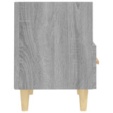 NNEVL Bedside Cabinet Grey Sonoma 40x35x47 cm