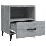 NNEVL Bedside Cabinet Grey Sonoma Engineered Wood