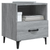 NNEVL Bedside Cabinet Grey Sonoma Engineered Wood